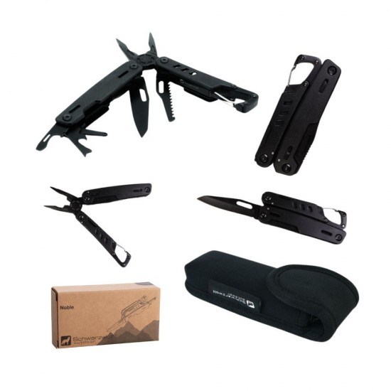Мультиінструмент 11в1 Schwarzwolf NOBLE чорний - F2405700AJ3